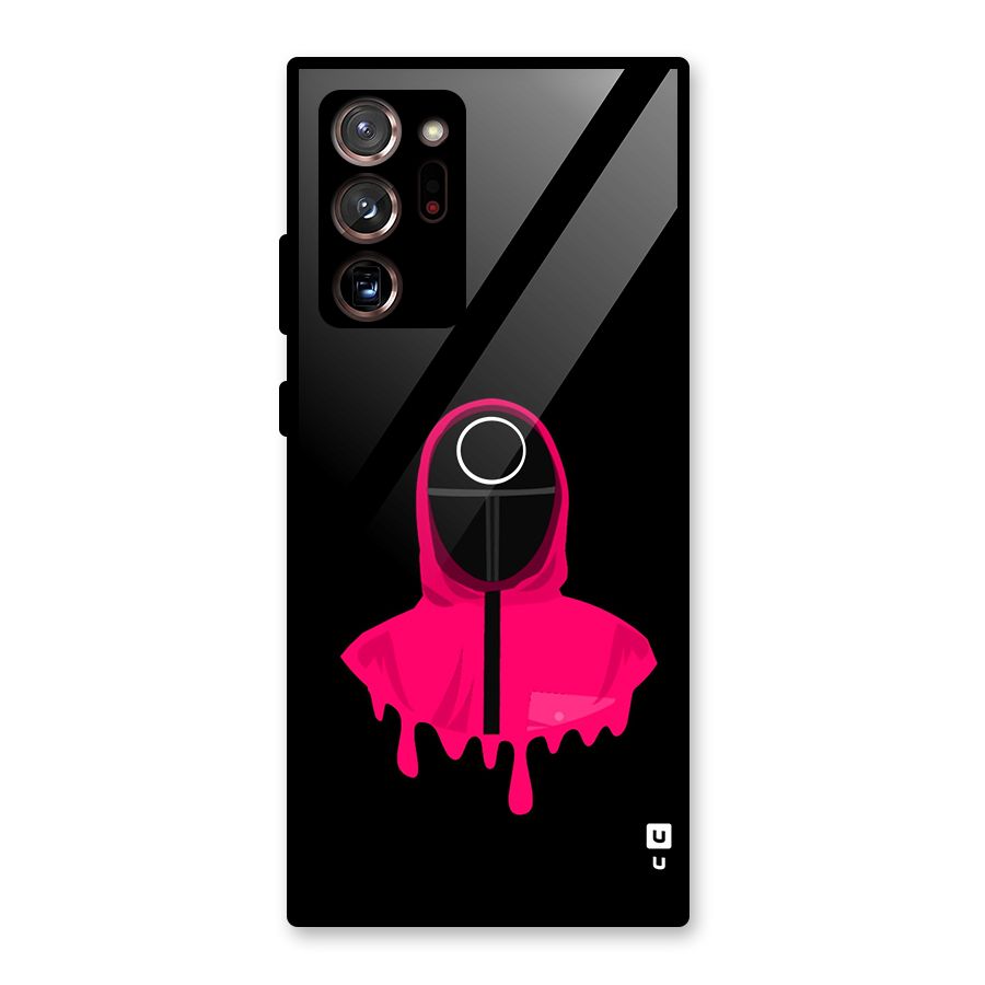 Squid Game Illustration Art Glass Back Case for Galaxy Note 20 Ultra