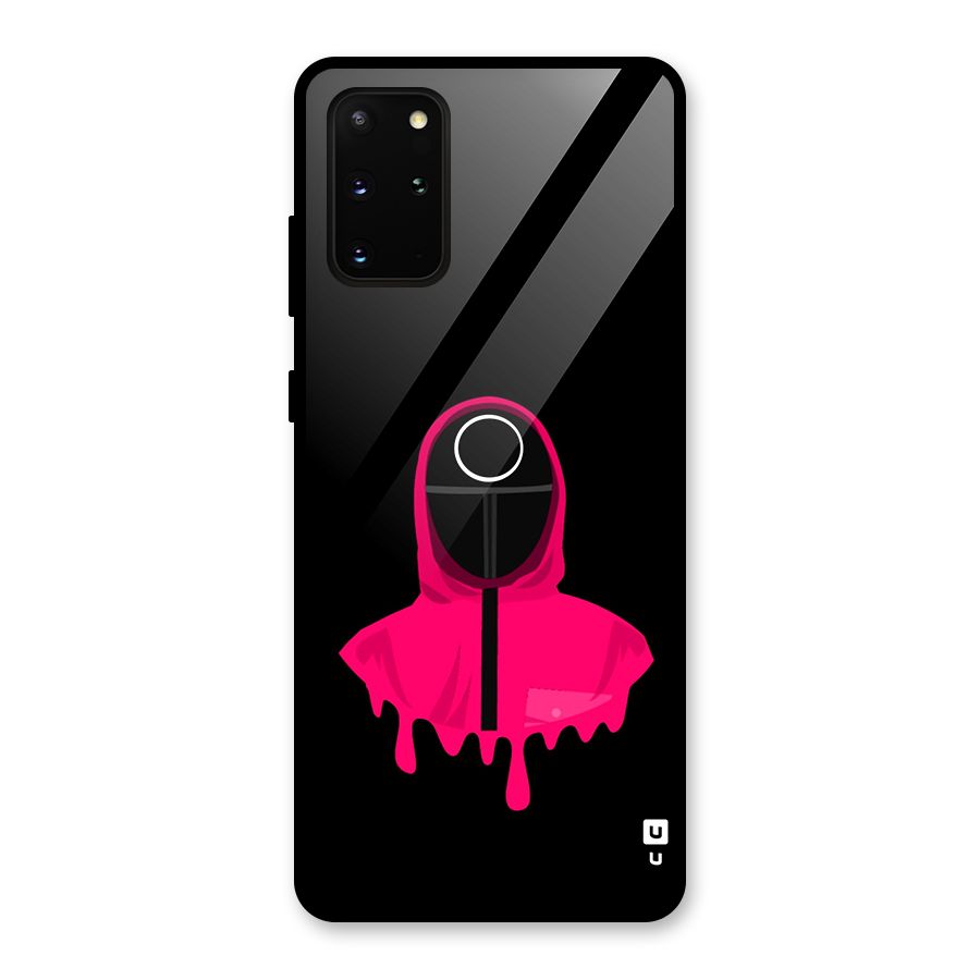 Squid Game Illustration Art Glass Back Case for Galaxy S20 Plus