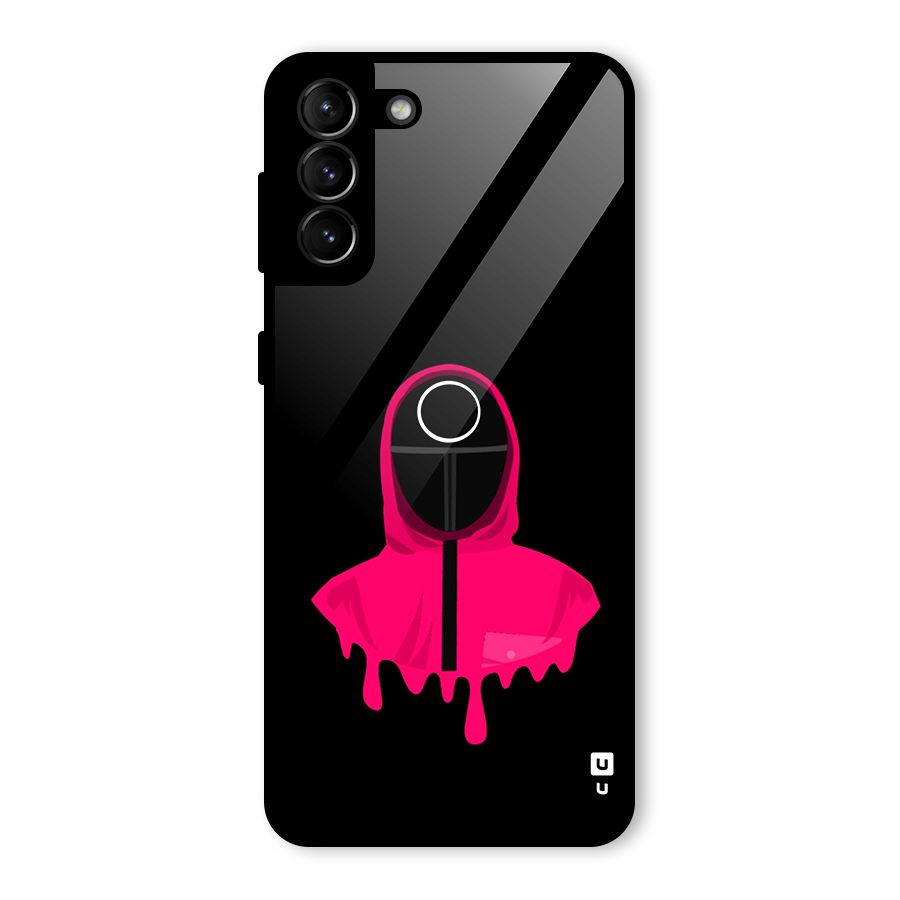 Squid Game Illustration Art Glass Back Case for Galaxy S21 Plus