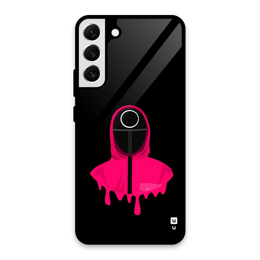 Squid Game Illustration Art Glass Back Case for Galaxy S22 Plus 5G