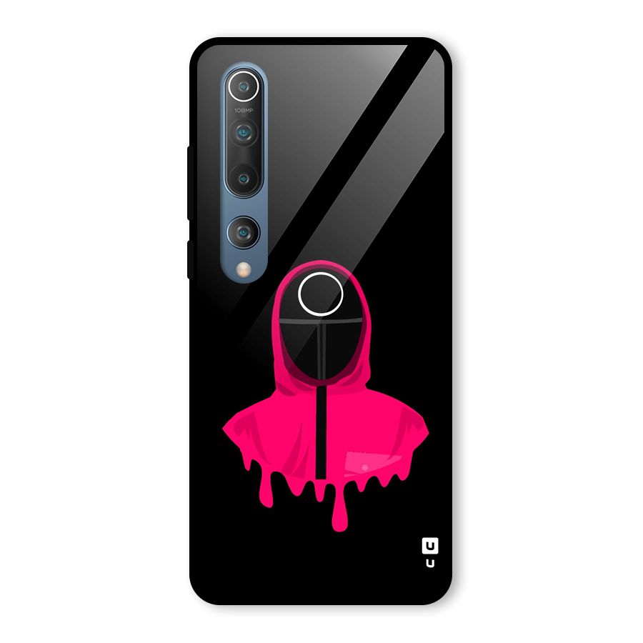 Squid Game Illustration Art Glass Back Case for Mi 10