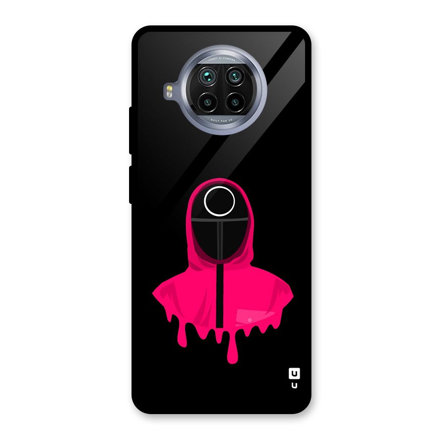 Squid Game Illustration Art Glass Back Case for Mi 10i