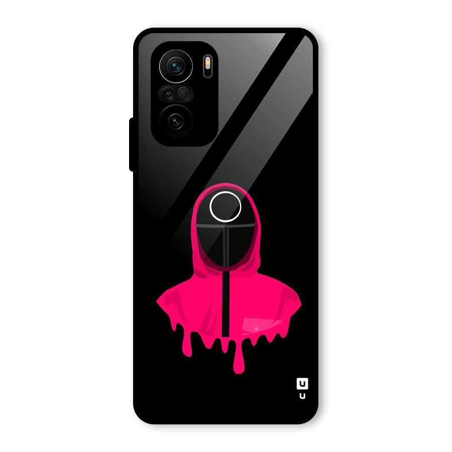 Squid Game Illustration Art Glass Back Case for Mi 11x