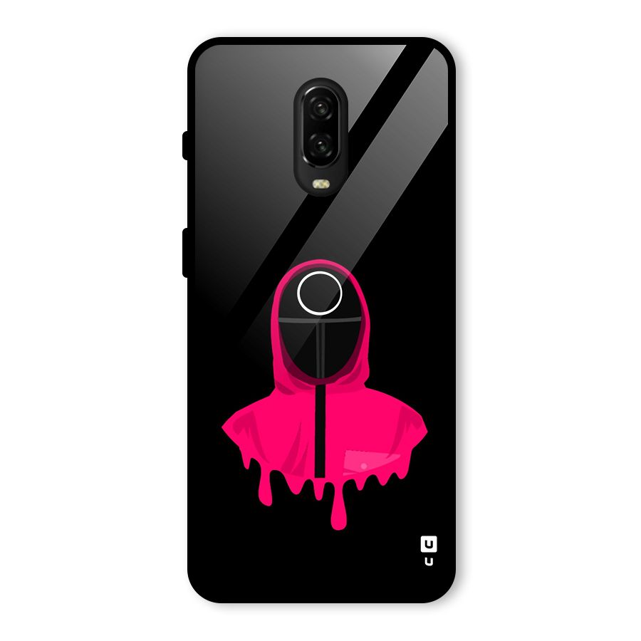 Squid Game Illustration Art Glass Back Case for OnePlus 6T