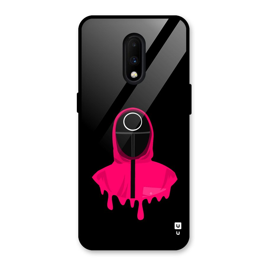Squid Game Illustration Art Glass Back Case for OnePlus 7