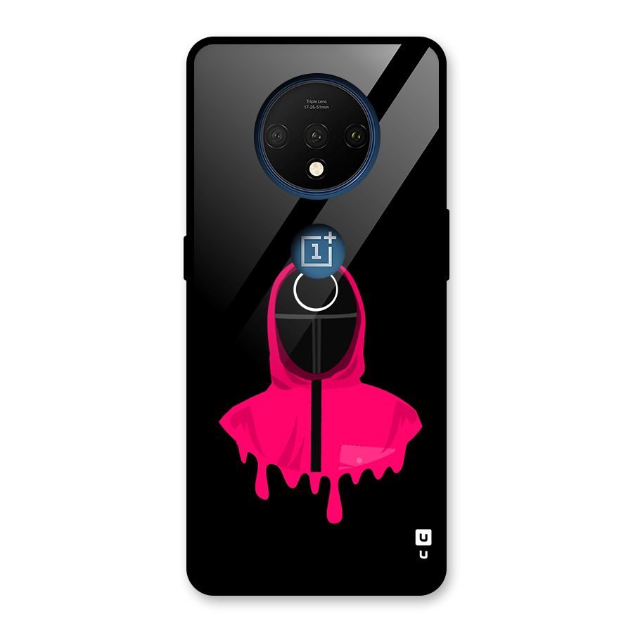 Squid Game Illustration Art Glass Back Case for OnePlus 7T