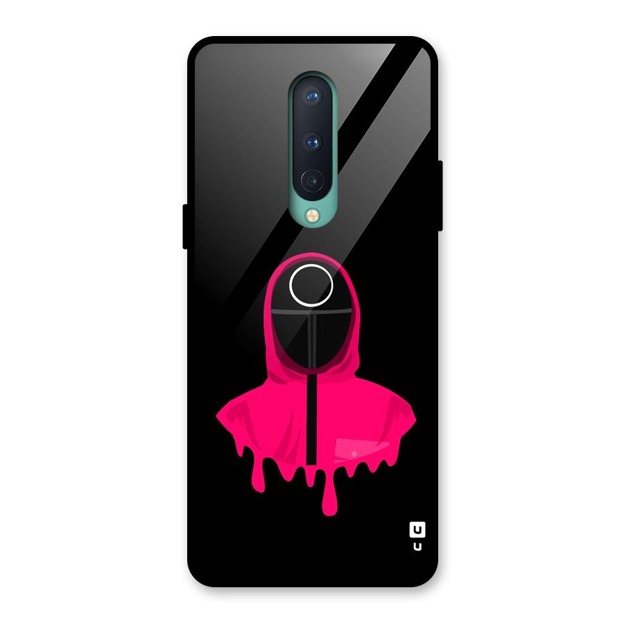 Squid Game Illustration Art Glass Back Case for OnePlus 8