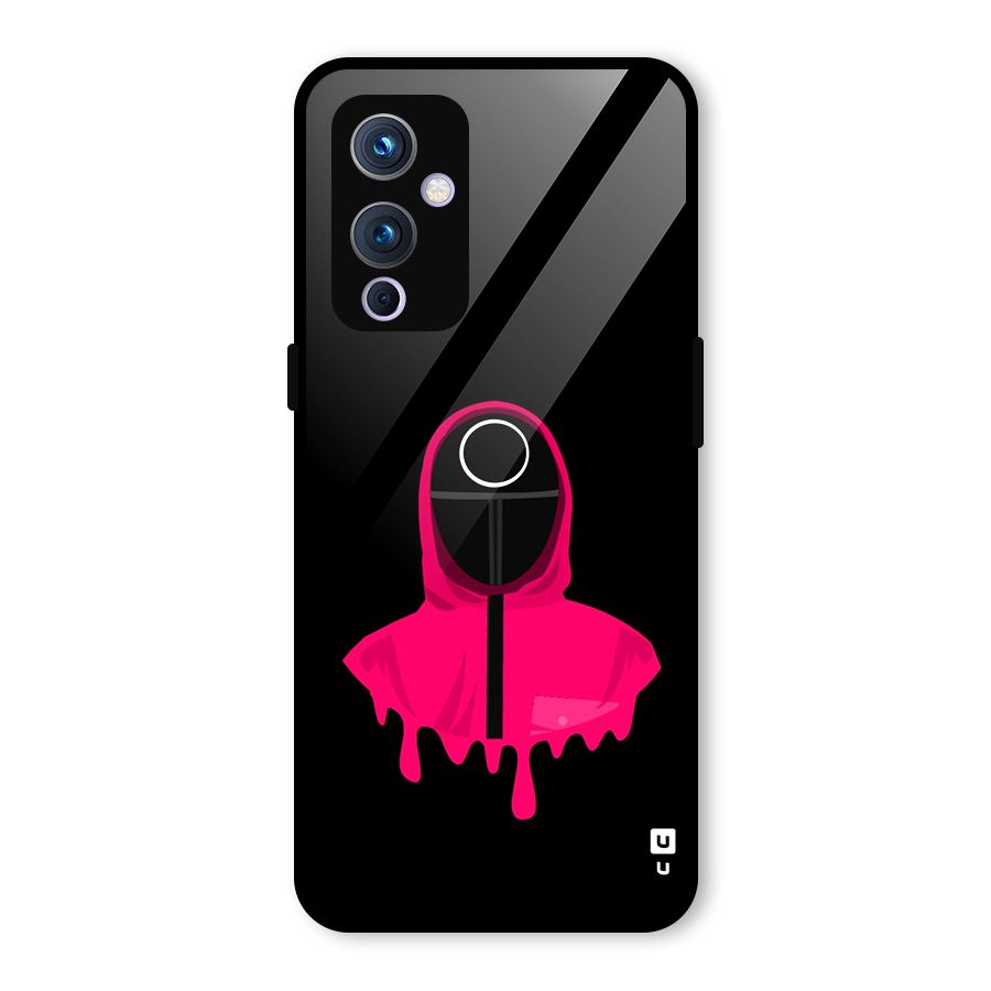 Squid Game Illustration Art Glass Back Case for OnePlus 9