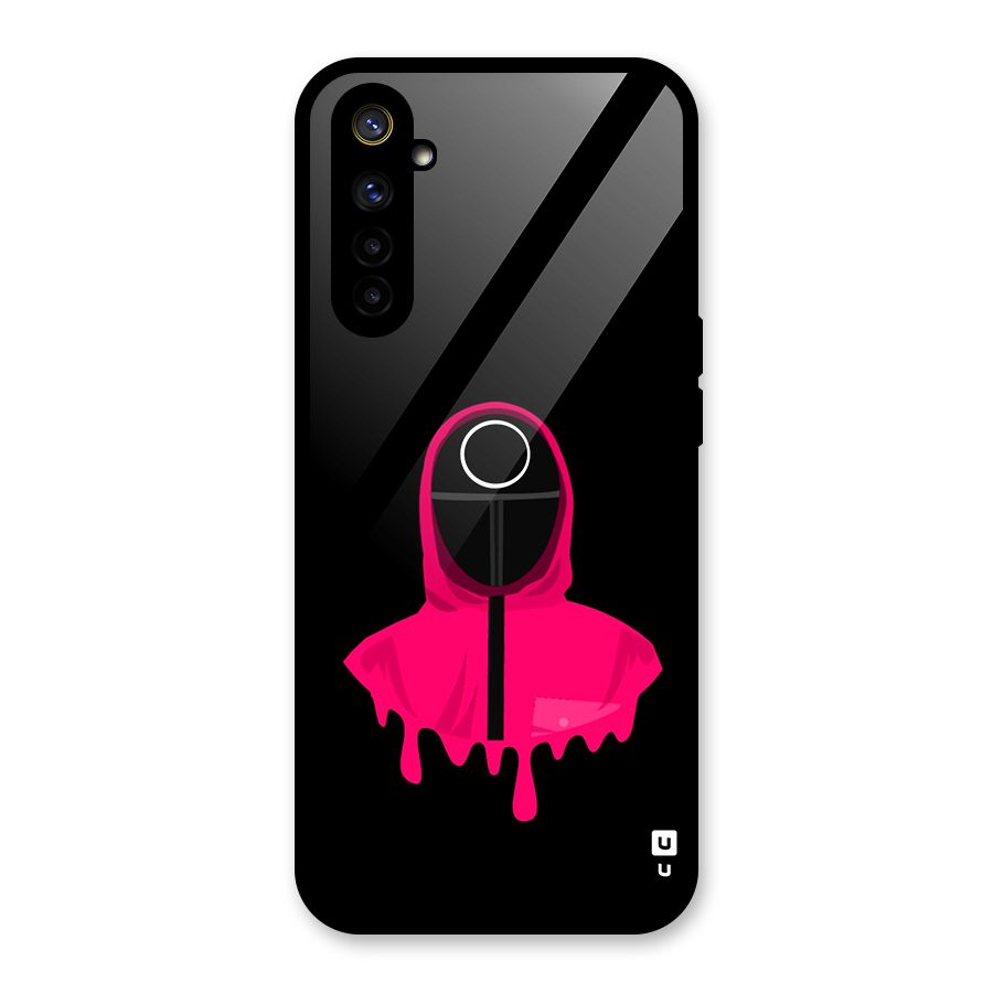 Squid Game Illustration Art Glass Back Case for Realme 6