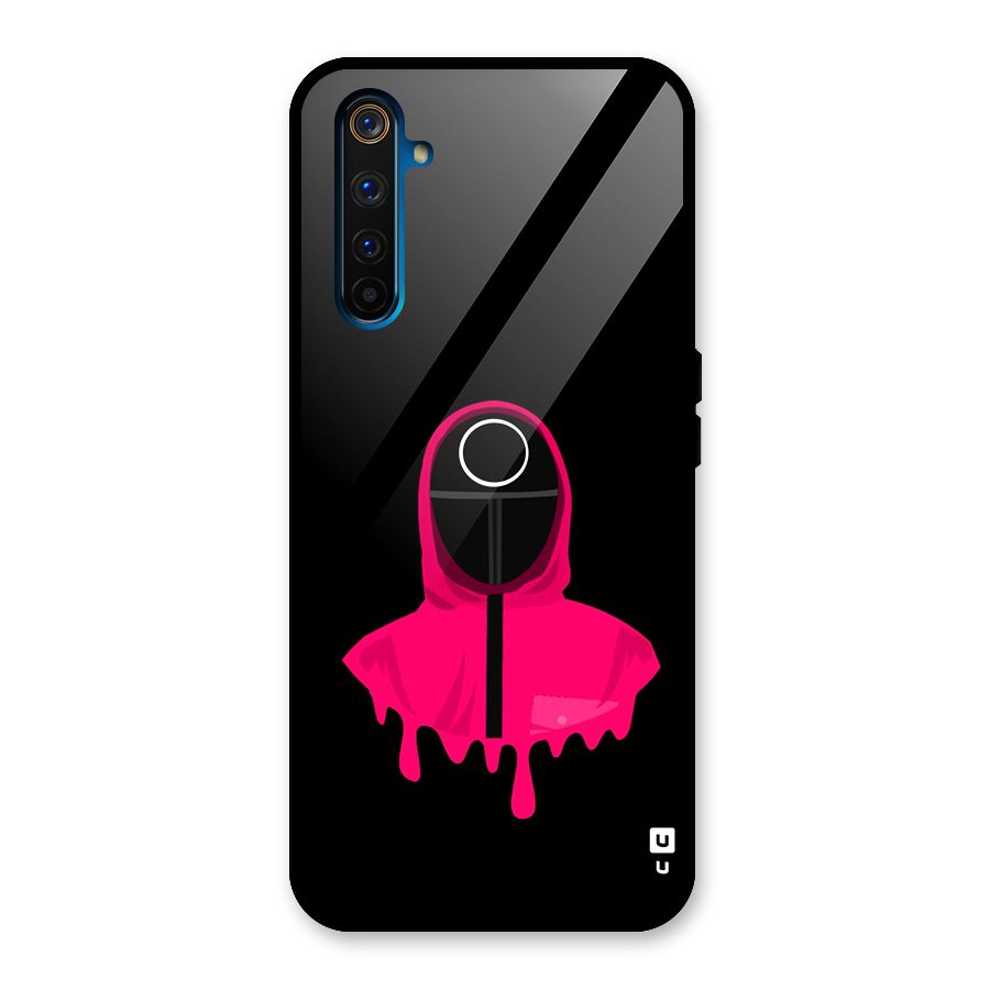 Squid Game Illustration Art Glass Back Case for Realme 6 Pro