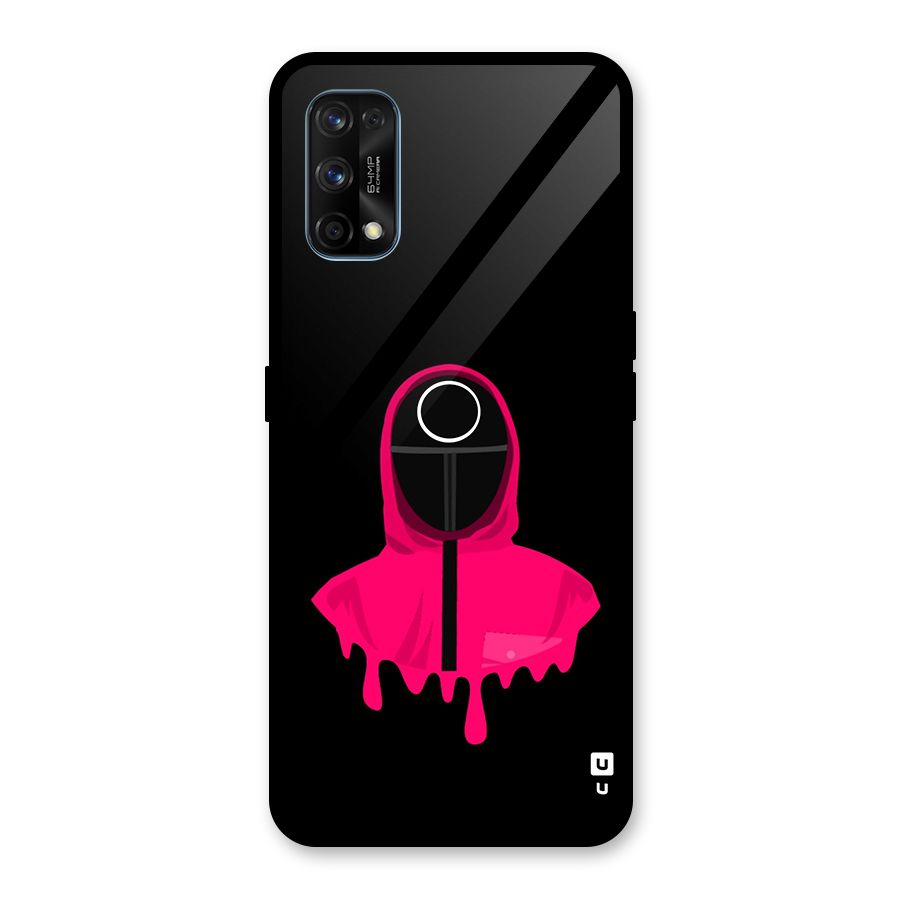 Squid Game Illustration Art Glass Back Case for Realme 7 Pro