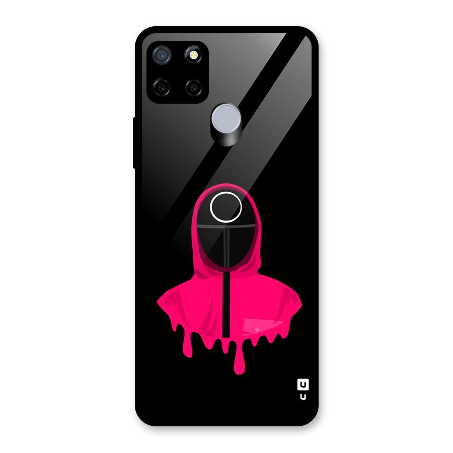 Squid Game Illustration Art Glass Back Case for Realme C12