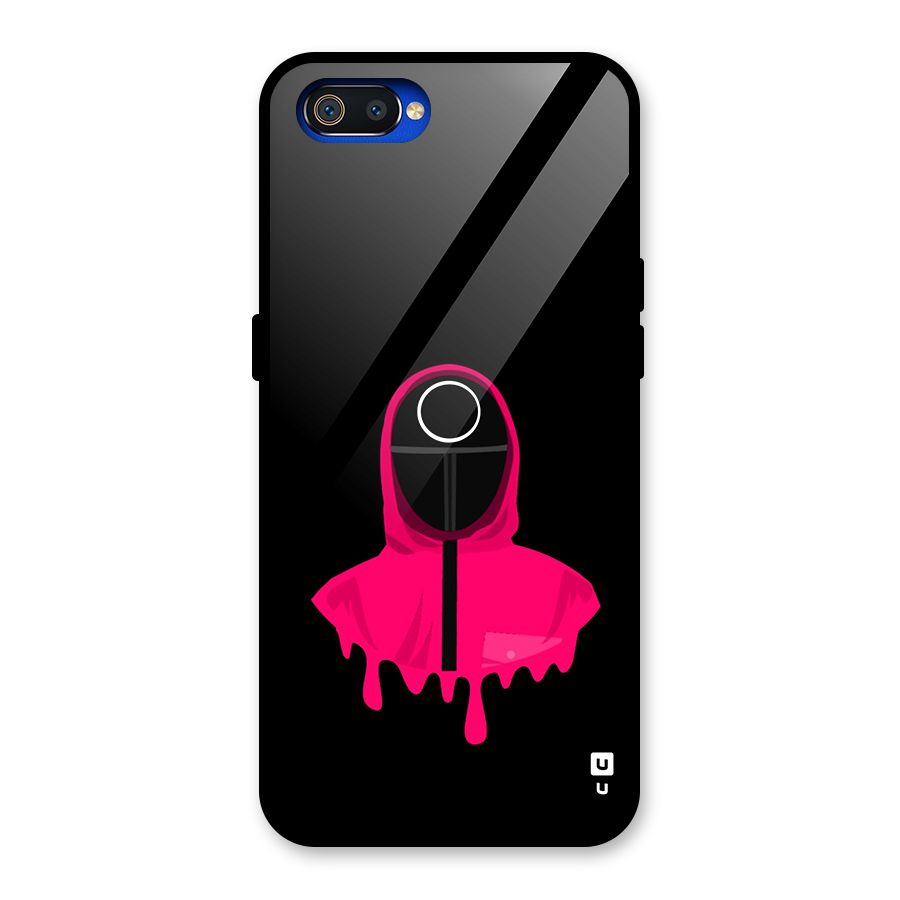 Squid Game Illustration Art Glass Back Case for Realme C2