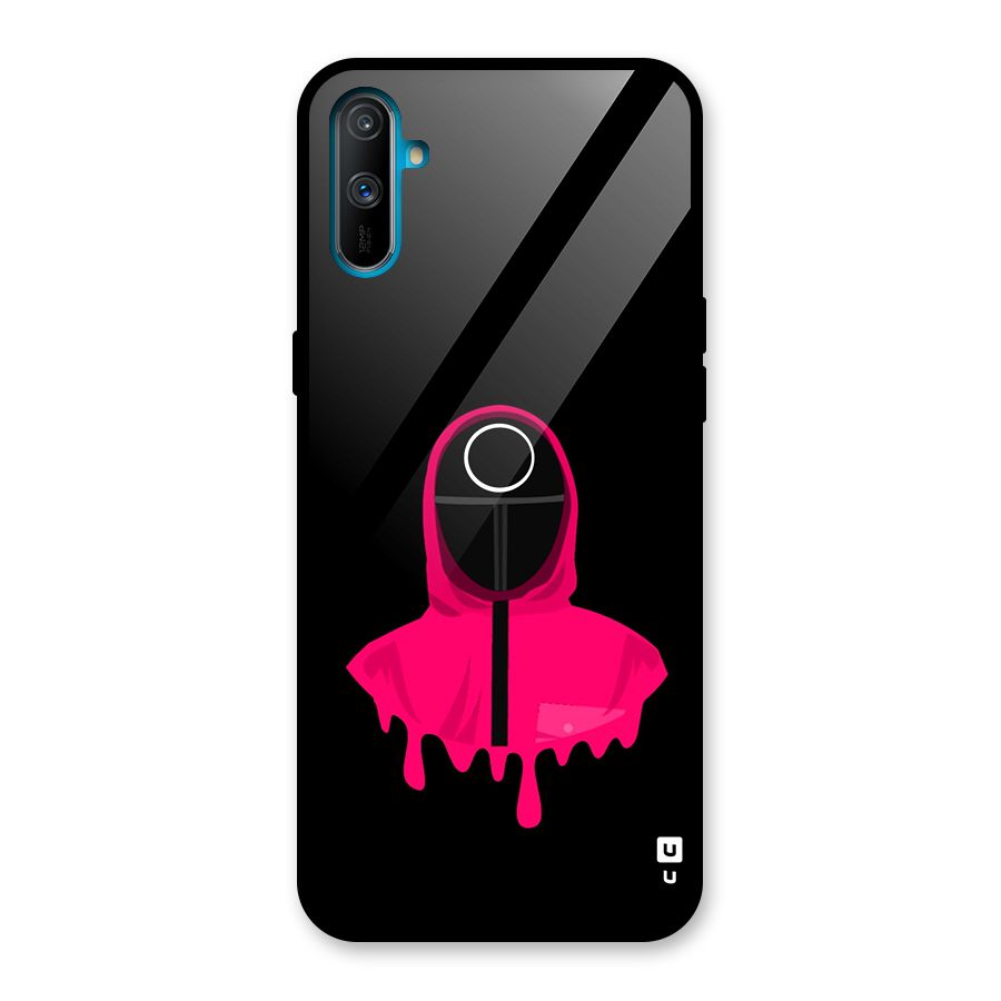 Squid Game Illustration Art Glass Back Case for Realme C3