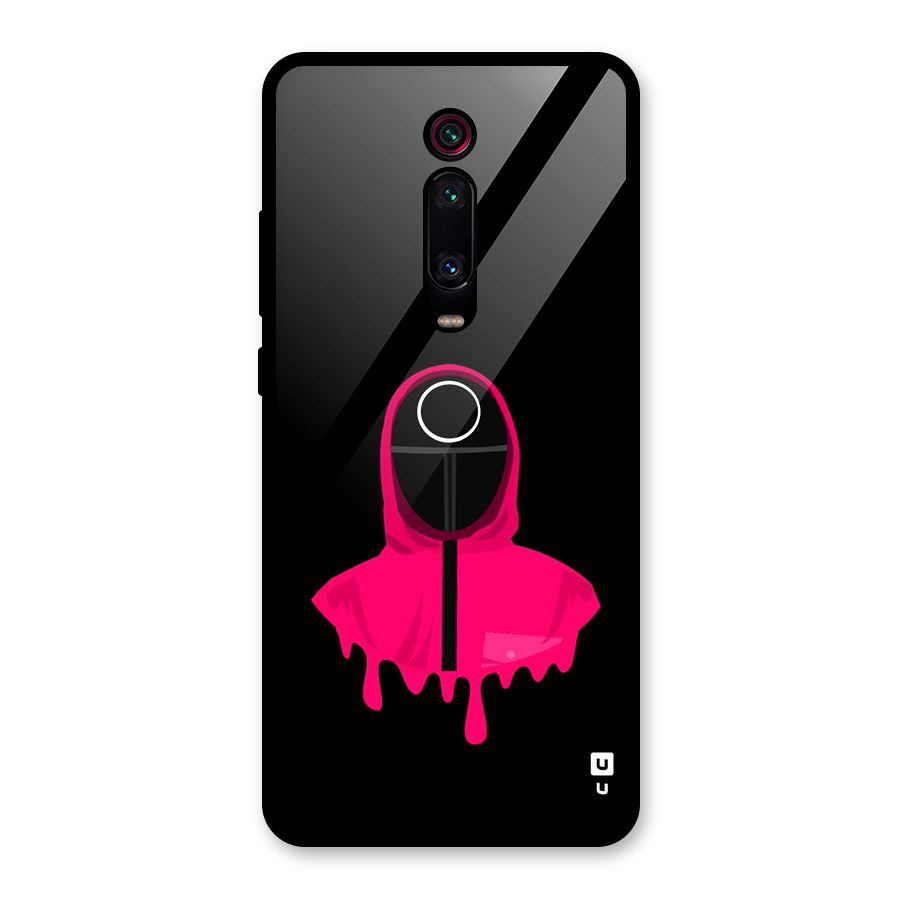 Squid Game Illustration Art Glass Back Case for Redmi K20 Pro