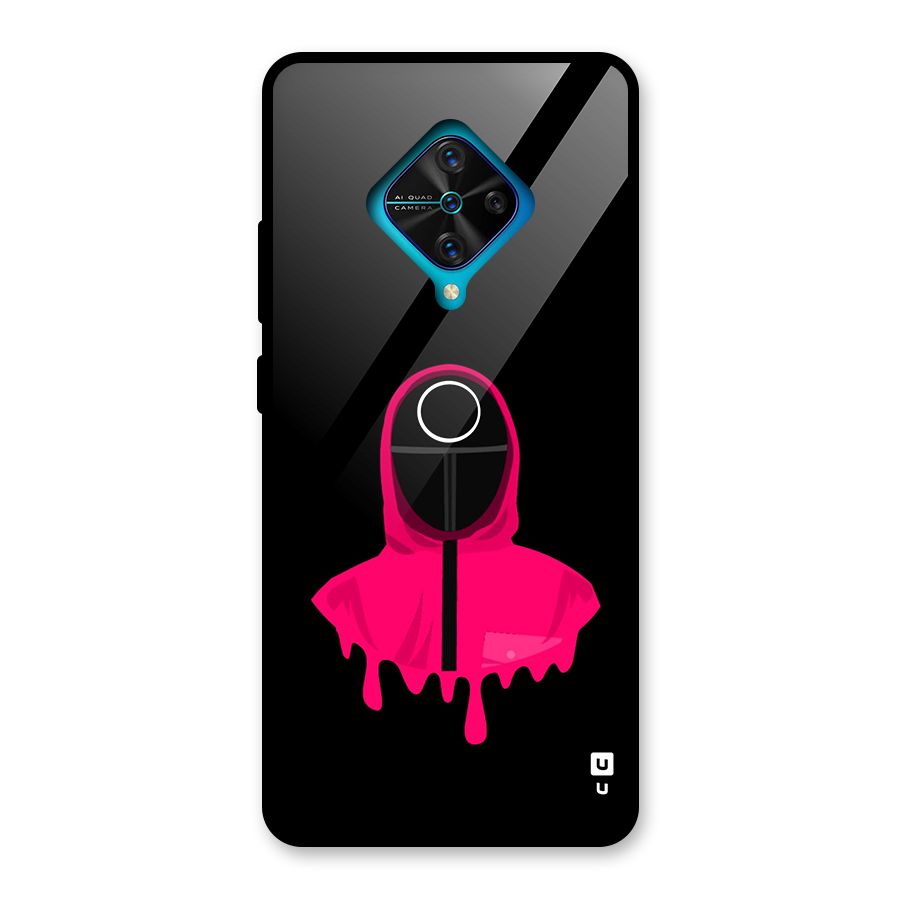 Squid Game Illustration Art Glass Back Case for Vivo S1 Pro
