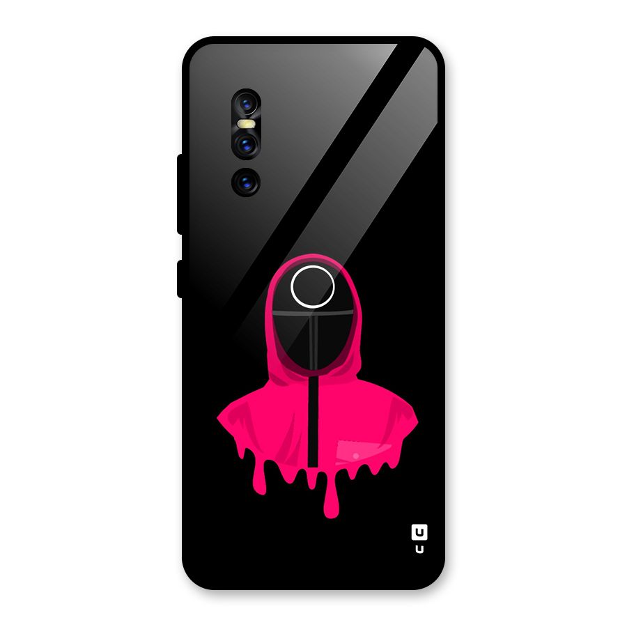 Squid Game Illustration Art Glass Back Case for Vivo V15 Pro