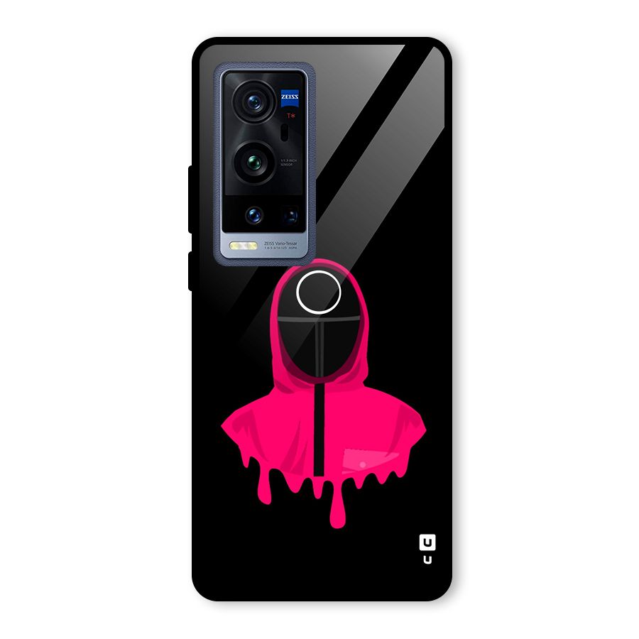 Squid Game Illustration Art Glass Back Case for Vivo X60 Pro Plus