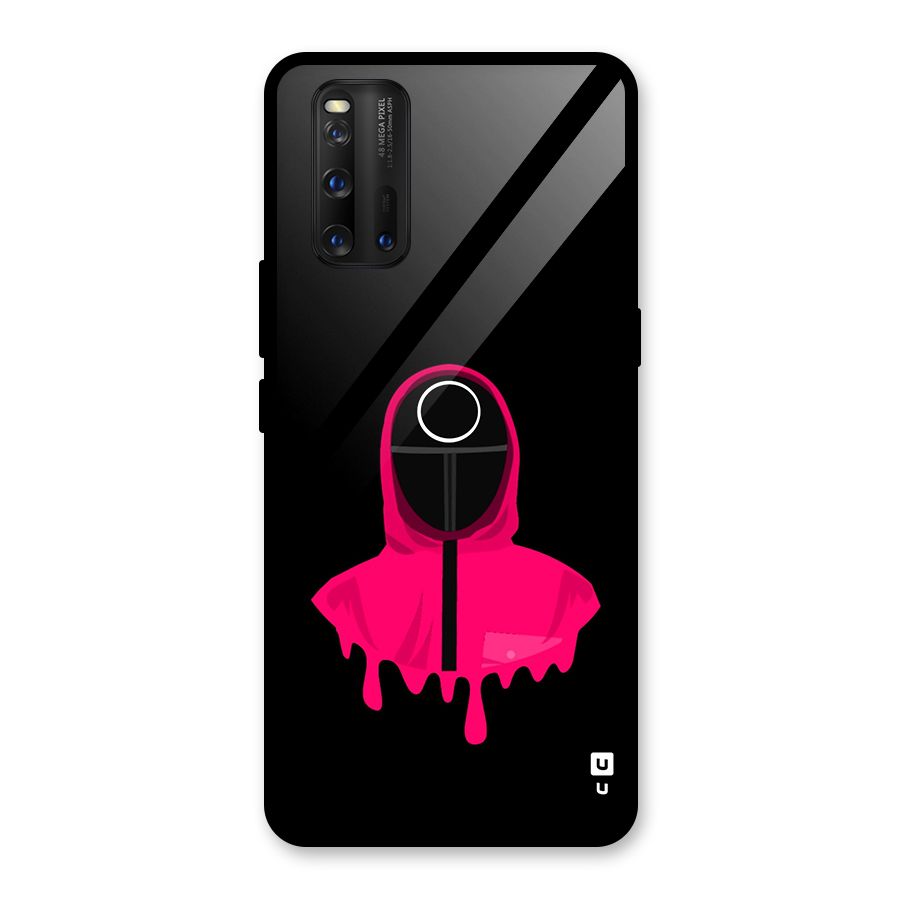 Squid Game Illustration Art Glass Back Case for Vivo iQOO 3