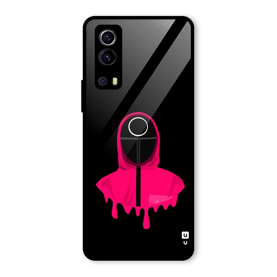 Squid Game Illustration Art Glass Back Case for Vivo iQOO Z3
