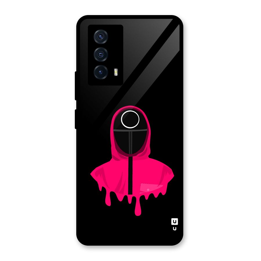 Squid Game Illustration Art Glass Back Case for Vivo iQOO Z5