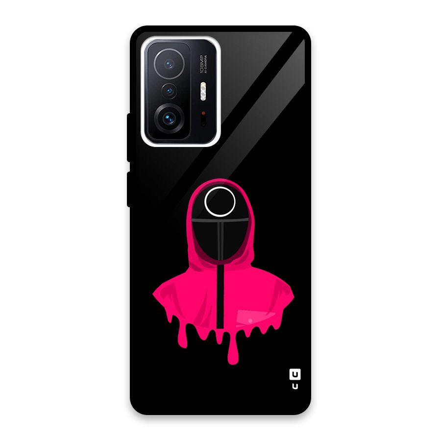 Squid Game Illustration Art Glass Back Case for Xiaomi 11T Pro