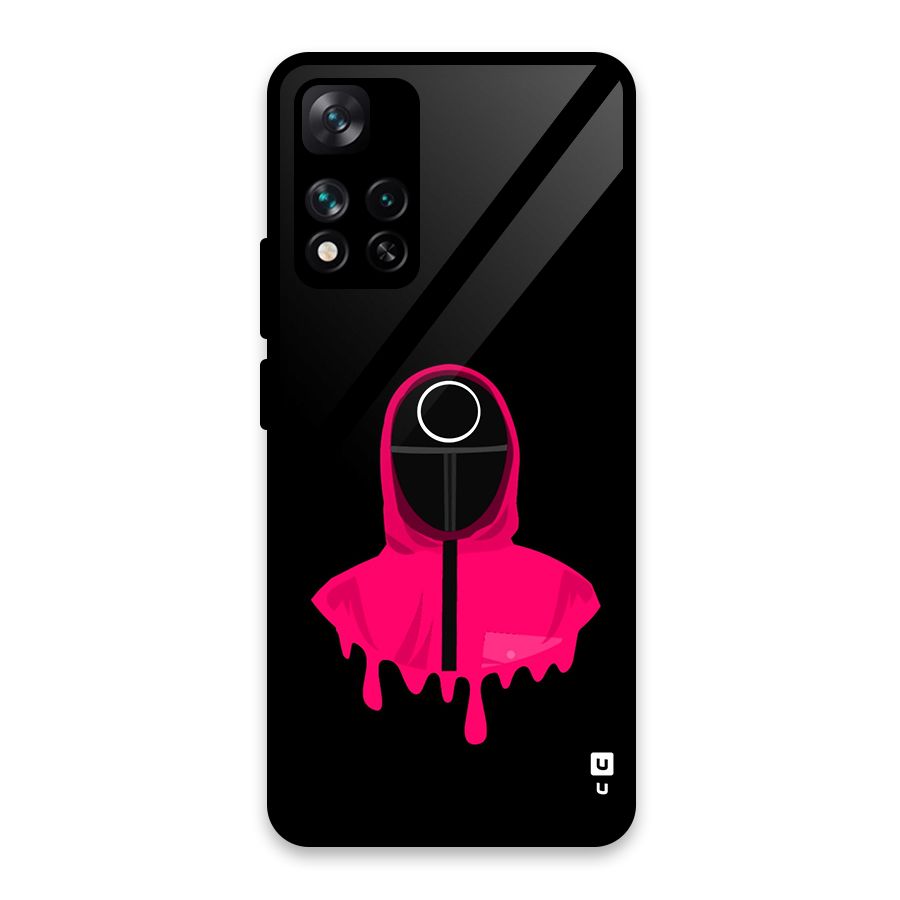 Squid Game Illustration Art Glass Back Case for Xiaomi 11i HyperCharge 5G