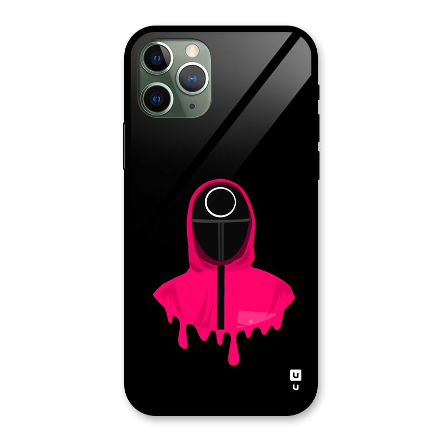 Squid Game Illustration Art Glass Back Case for iPhone 11 Pro