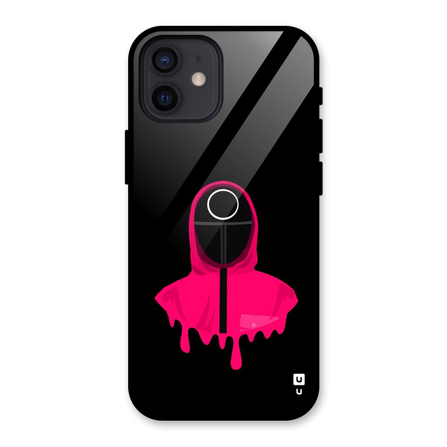 Squid Game Illustration Art Glass Back Case for iPhone 12