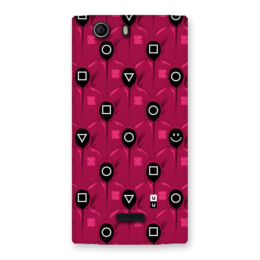 Squid Gamers Pattern Back Case for Canvas Nitro 2 E311