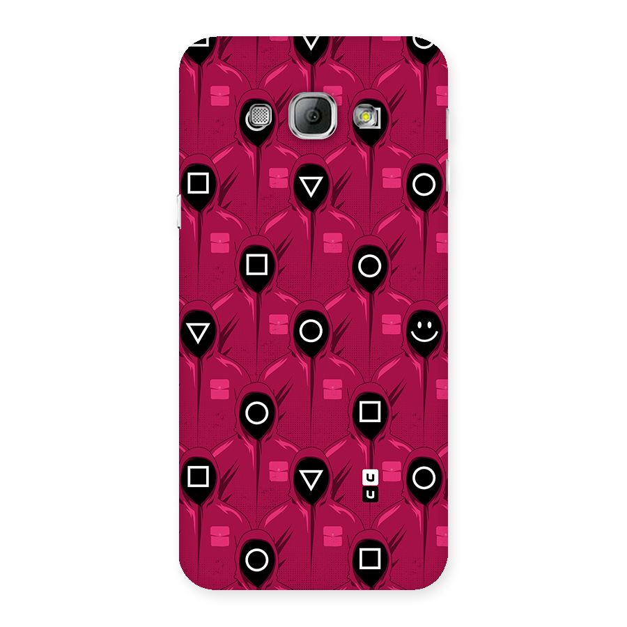 Squid Gamers Pattern Back Case for Galaxy A8