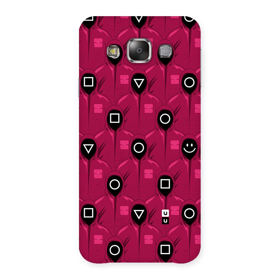 Squid Gamers Pattern Back Case for Galaxy E7