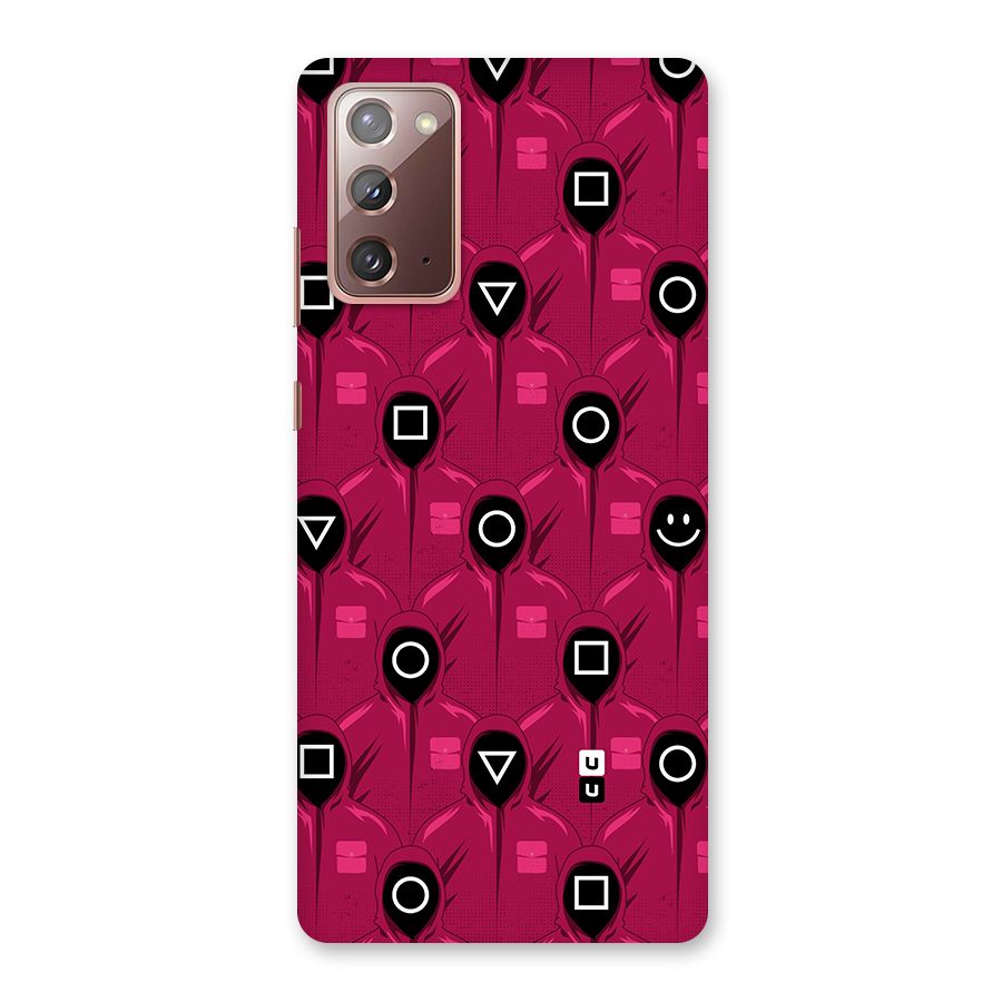 Squid Gamers Pattern Back Case for Galaxy Note 20
