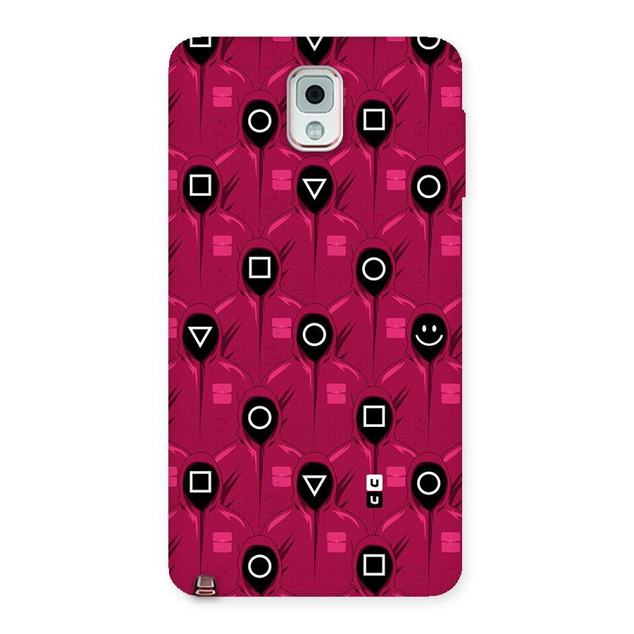 Squid Gamers Pattern Back Case for Galaxy Note 3
