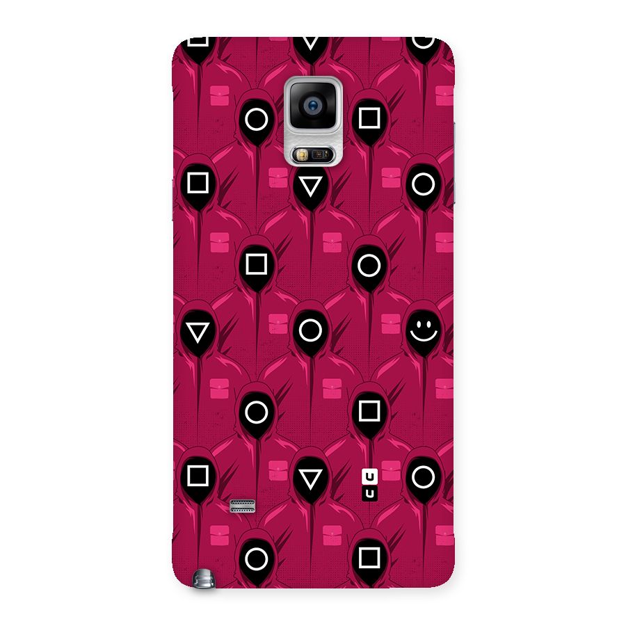 Squid Gamers Pattern Back Case for Galaxy Note 4