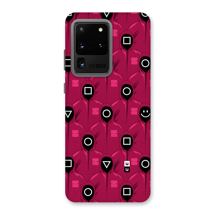 Squid Gamers Pattern Back Case for Galaxy S20 Ultra