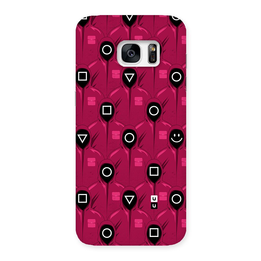 Squid Gamers Pattern Back Case for Galaxy S7 Edge