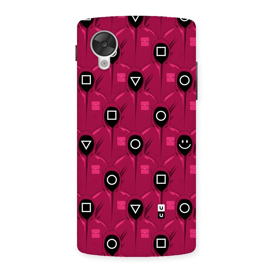 Squid Gamers Pattern Back Case for Google Nexsus 5