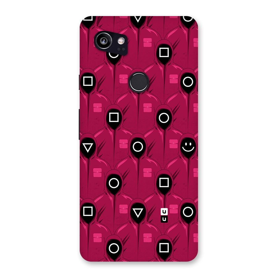 Squid Gamers Pattern Back Case for Google Pixel 2 XL