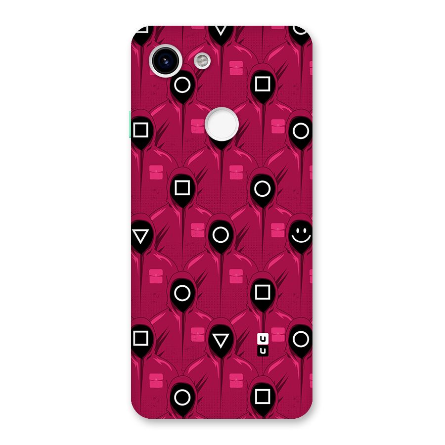 Squid Gamers Pattern Back Case for Google Pixel 3