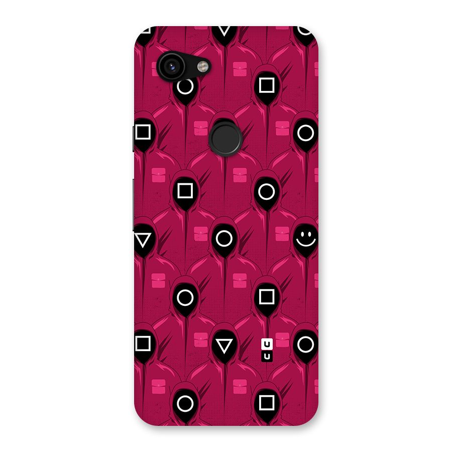 Squid Gamers Pattern Back Case for Google Pixel 3a