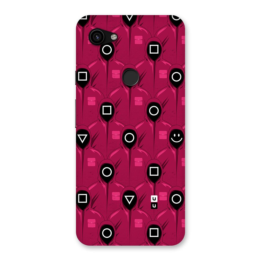 Squid Gamers Pattern Back Case for Google Pixel 3a XL