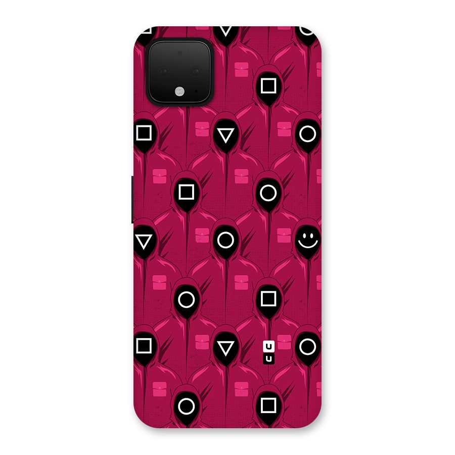 Squid Gamers Pattern Back Case for Google Pixel 4 XL