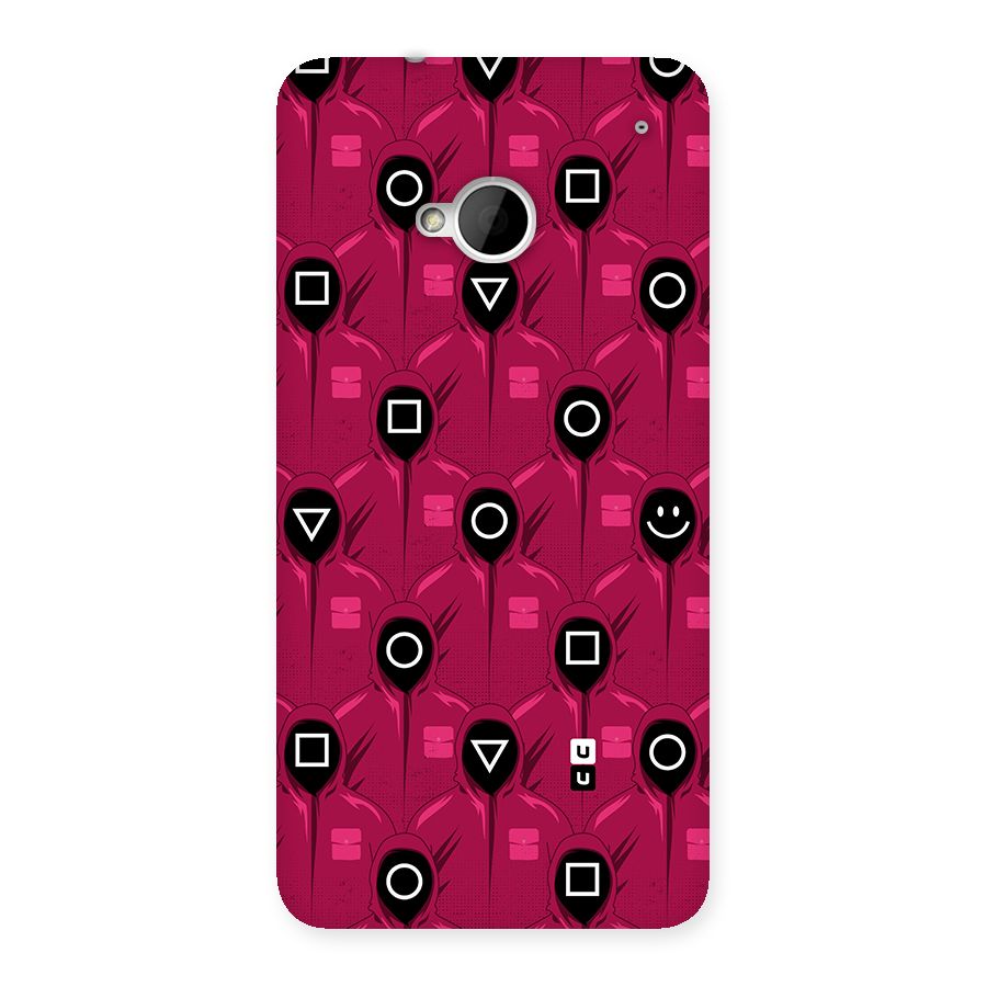Squid Gamers Pattern Back Case for HTC One M7