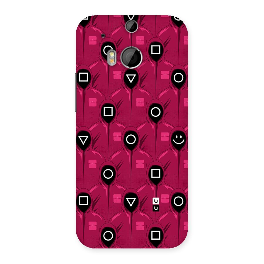 Squid Gamers Pattern Back Case for HTC One M8