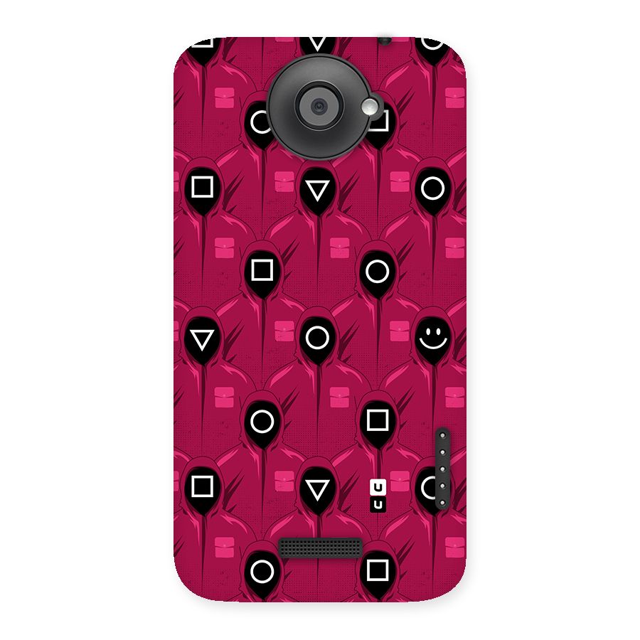 Squid Gamers Pattern Back Case for HTC One X