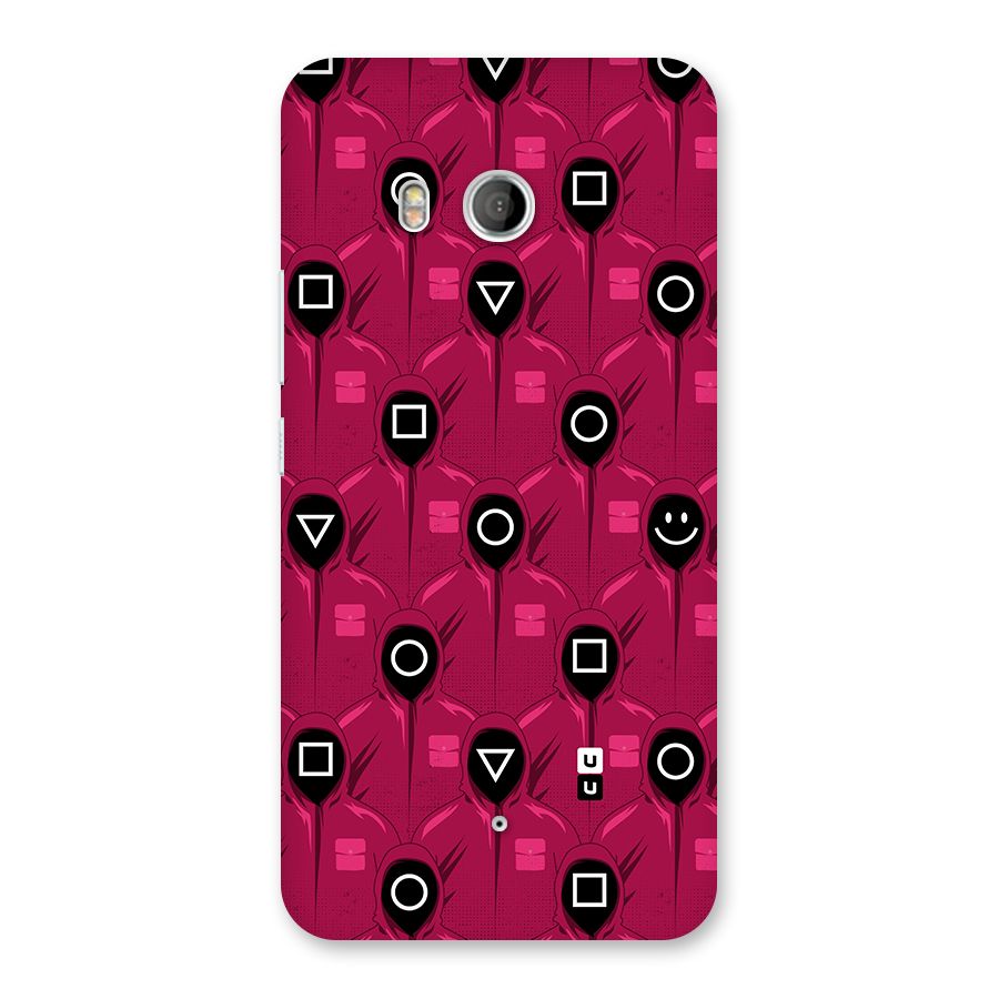 Squid Gamers Pattern Back Case for HTC U11