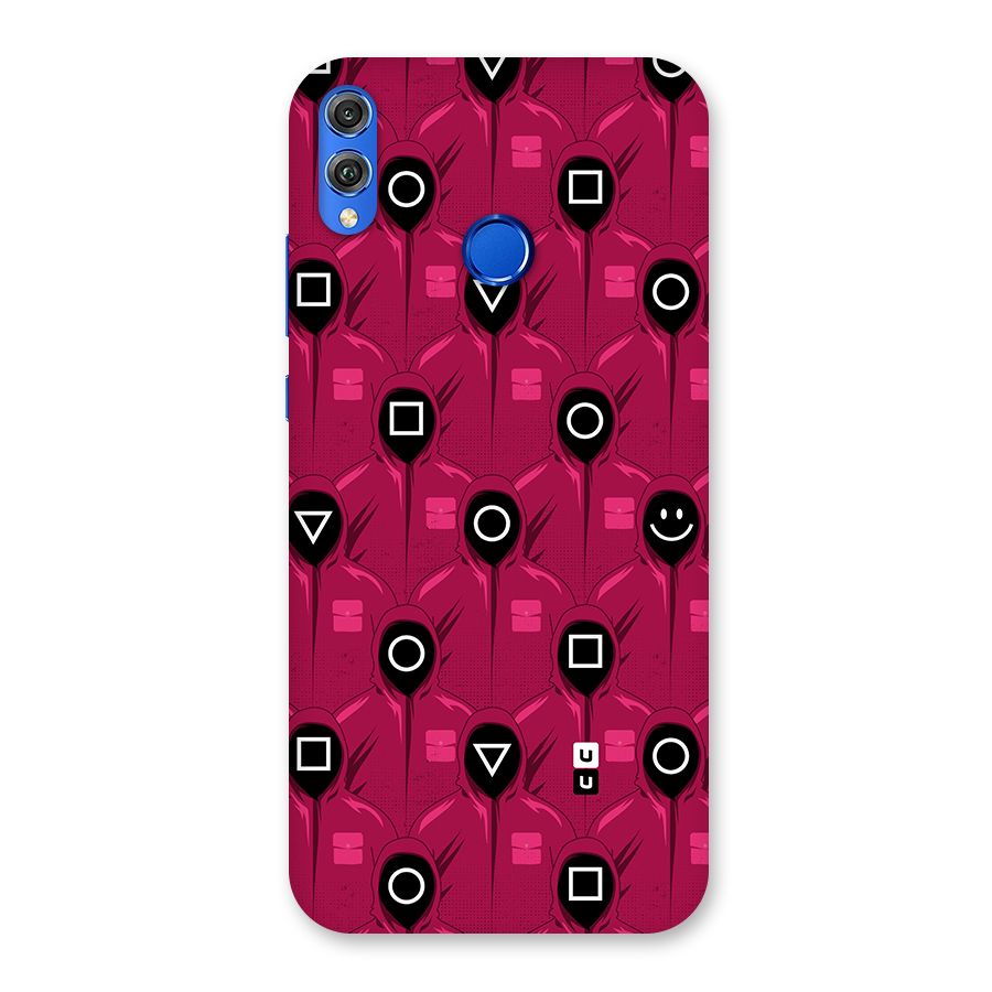 Squid Gamers Pattern Back Case for Honor 8X
