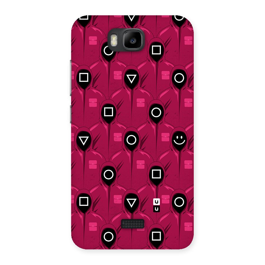 Squid Gamers Pattern Back Case for Honor Bee