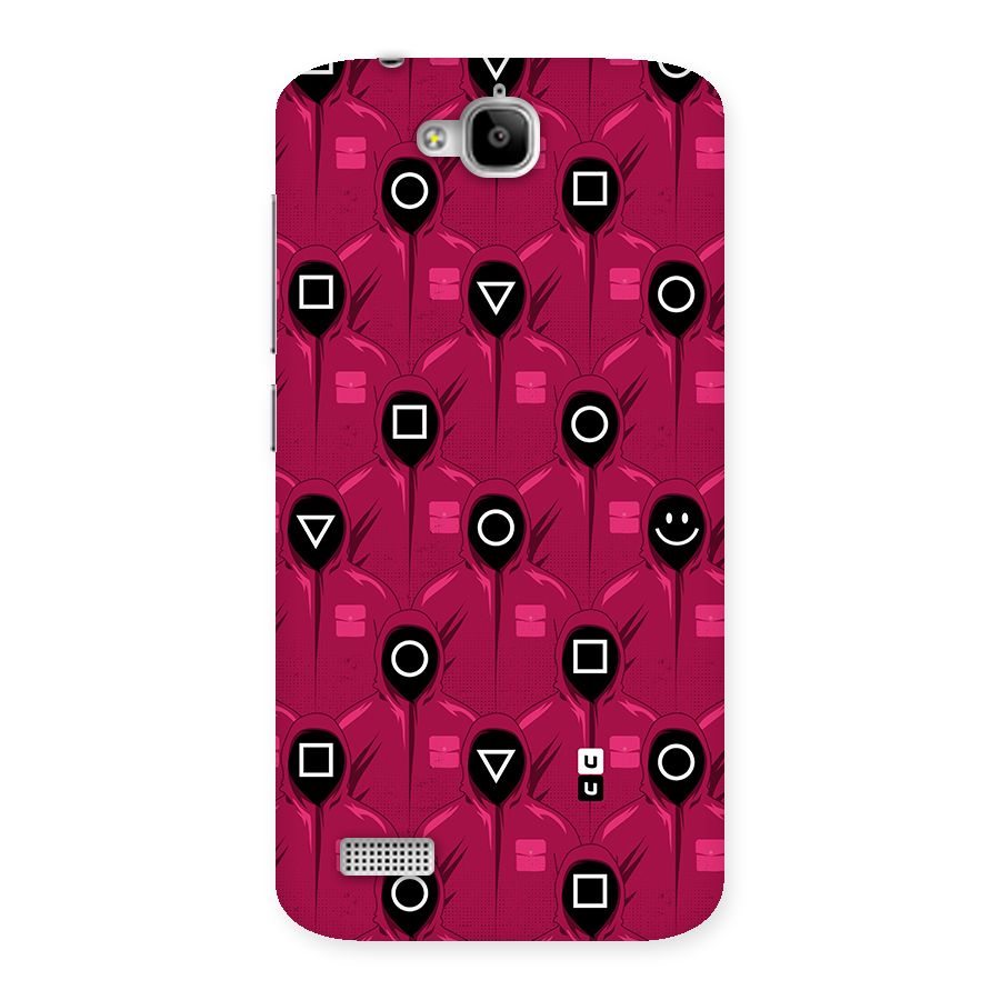 Squid Gamers Pattern Back Case for Honor Holly